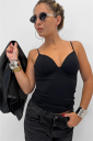 top con coppa imbottita padded